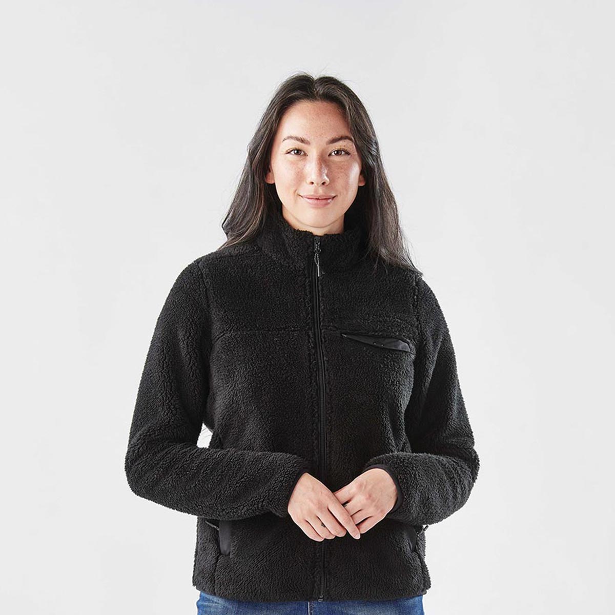 Logo sherpa fleece jacket, Diesel, Shop Women's Designer Diesel Black  Gold Items Online in Canada