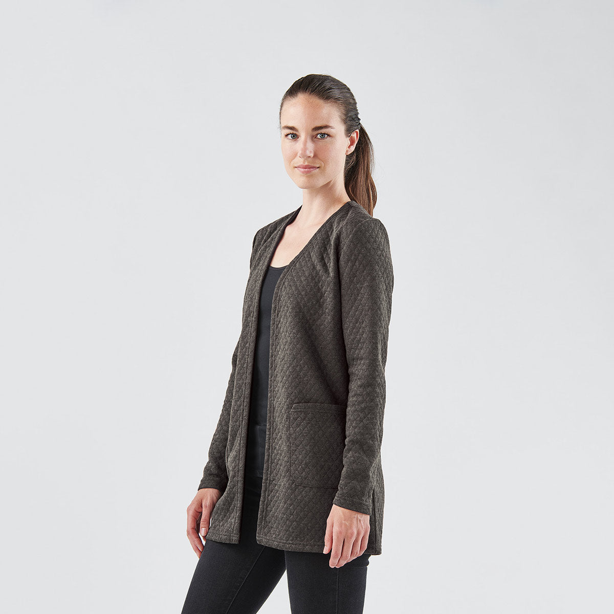 Womens Open Front Cardigan